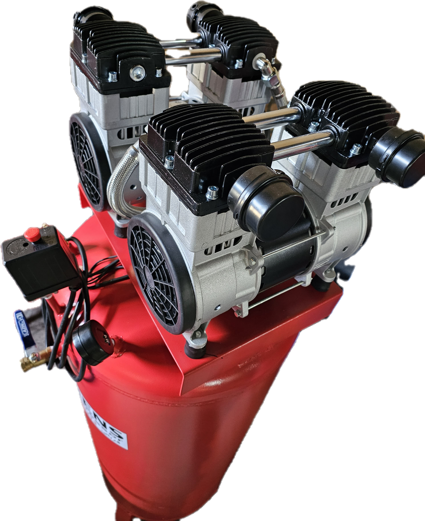 کمپرسور 250 لیتر مدل سایلنت مفید کمپرسور | مشخصات و ویژگی ها 1 کمپرسور 250_۲۵۰لیترسایلنت مفید ۴سیلندر ۴اسب دوعدد موتور1500w×2=3000w ، کمپرسور 250 لیتر سایلنت، کمپرسور 250 لیتر سایلنت