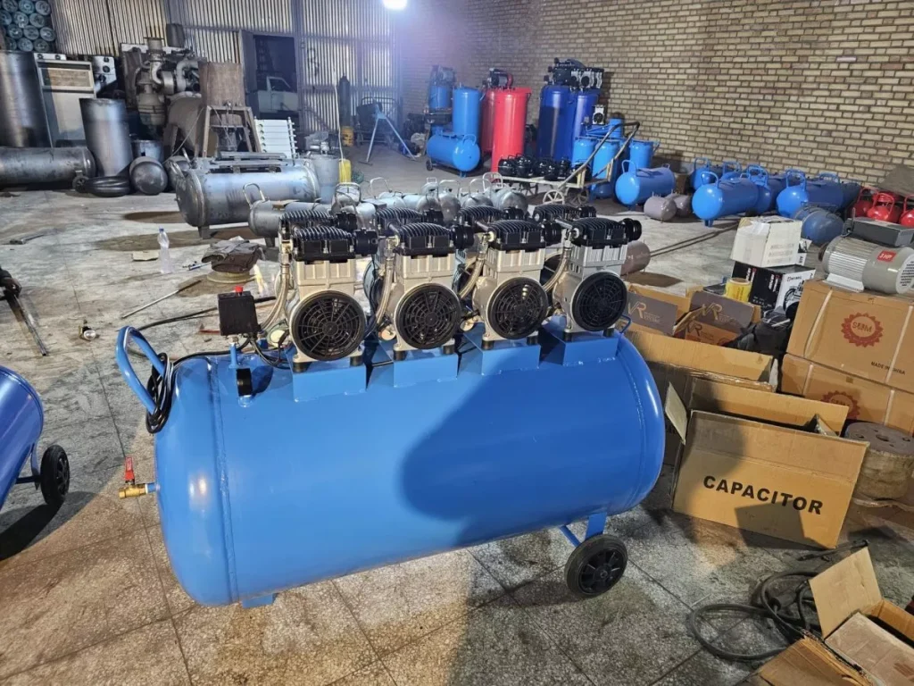 پمپ باد، کمپرسور اسکرو مدل CS 8000 ، خرید کمپرسور باد از مفید کمپرسور